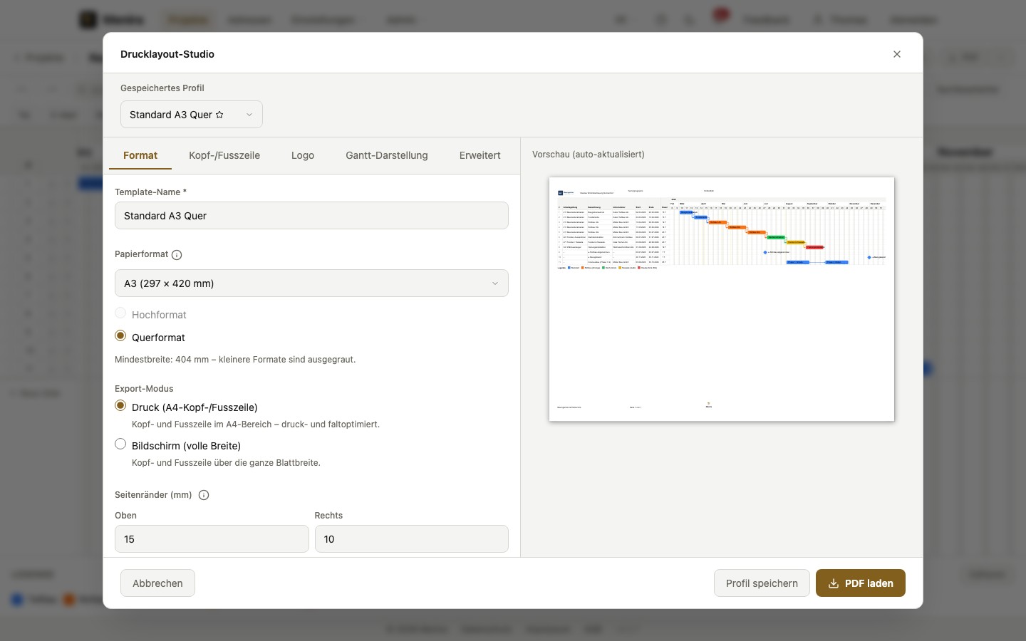 PDF-Export
