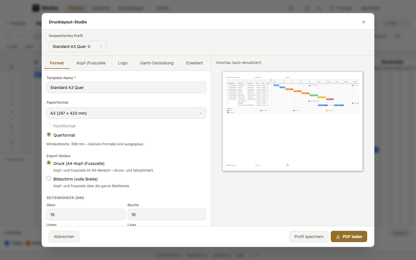 PDF-Export