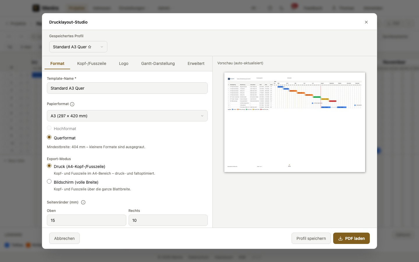 PDF-Export