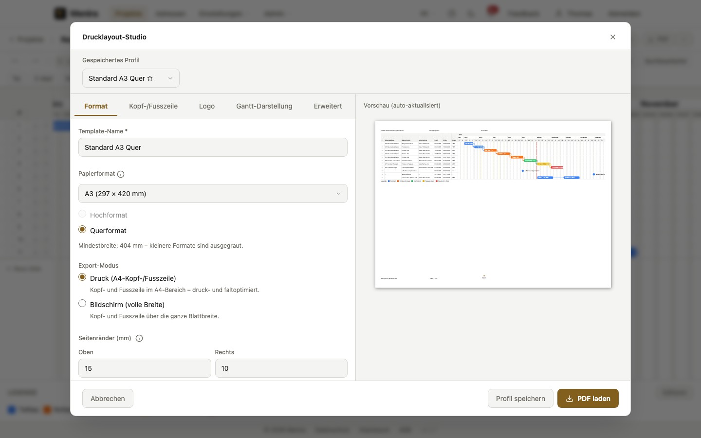 PDF-Export